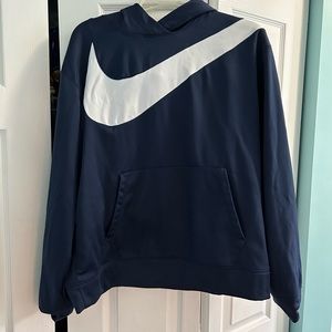 Nike fleece hooded sweatshirt